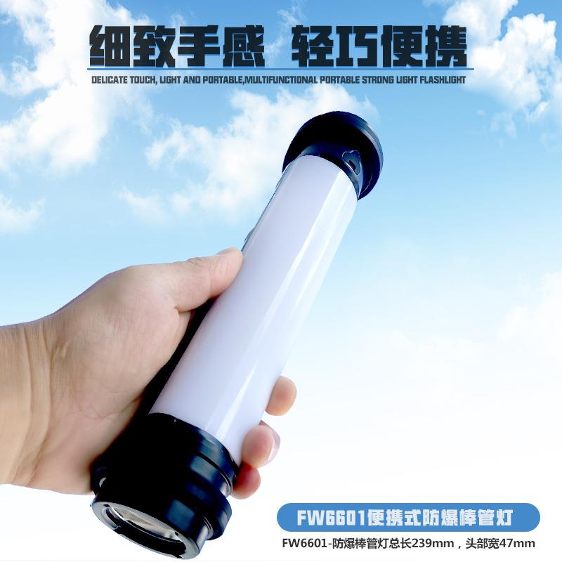 FW6601防爆棒管灯厂家多功能LED检修工作灯油田电力磁力手持应急