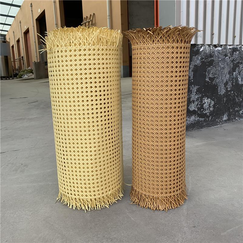 仿藤编材料天然手工八角眼笪吊顶贴面装饰藤席家具屏风编织藤定制