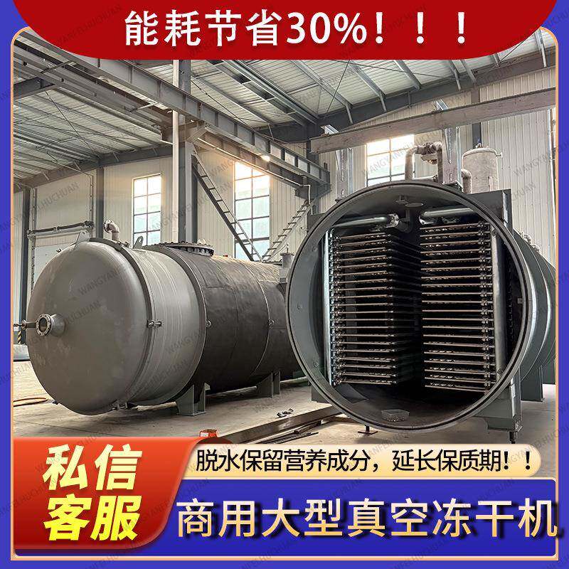 50平方沙棘果冻干机 果蔬冻干设备 沙棘果汁真空冷冻干燥机果茶块