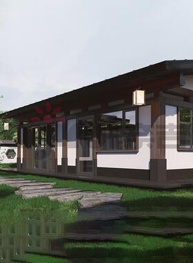 中式木质风格建筑预制房屋奈吉瑞寻栖6康养居室网红民宿户外别墅