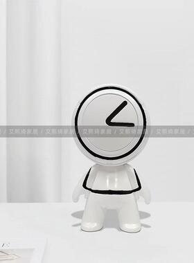 售楼处卡通抽象雕塑人物摆件现代样板间书房客厅软装艺术装置摆设