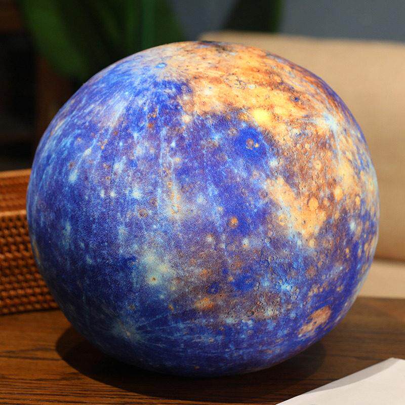 太阳系八大行星抱枕毛绒玩具仿真地球月球公仔宇宙银河系天文教具