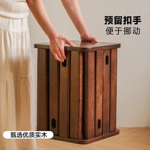 木凳子用家可叠放板凳RF HD656实组不占空间餐桌椅方凳餐厅备用凳