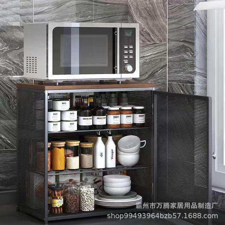 厨房台面碗柜多功能置物柜家用储物小型迷你碗碟柜子用品收纳盒