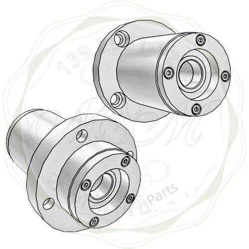 BJB02 双轴承座组件外圈固定嵌入引导式法兰型BJB01 GBGY GBGYB