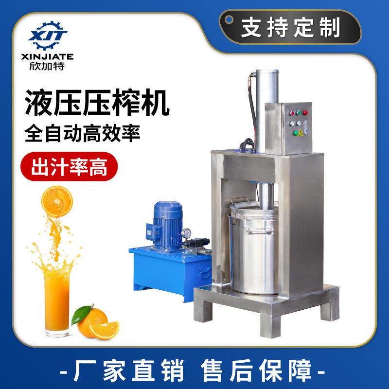 全自动液压式脱水果蔬压榨机果酵素过滤压榨机提取压榨收汁机