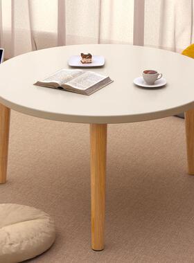 飘窗小桌子室坐地地IRF毯上茶几圆小轻卧代奢现网红小桌阳台矮桌