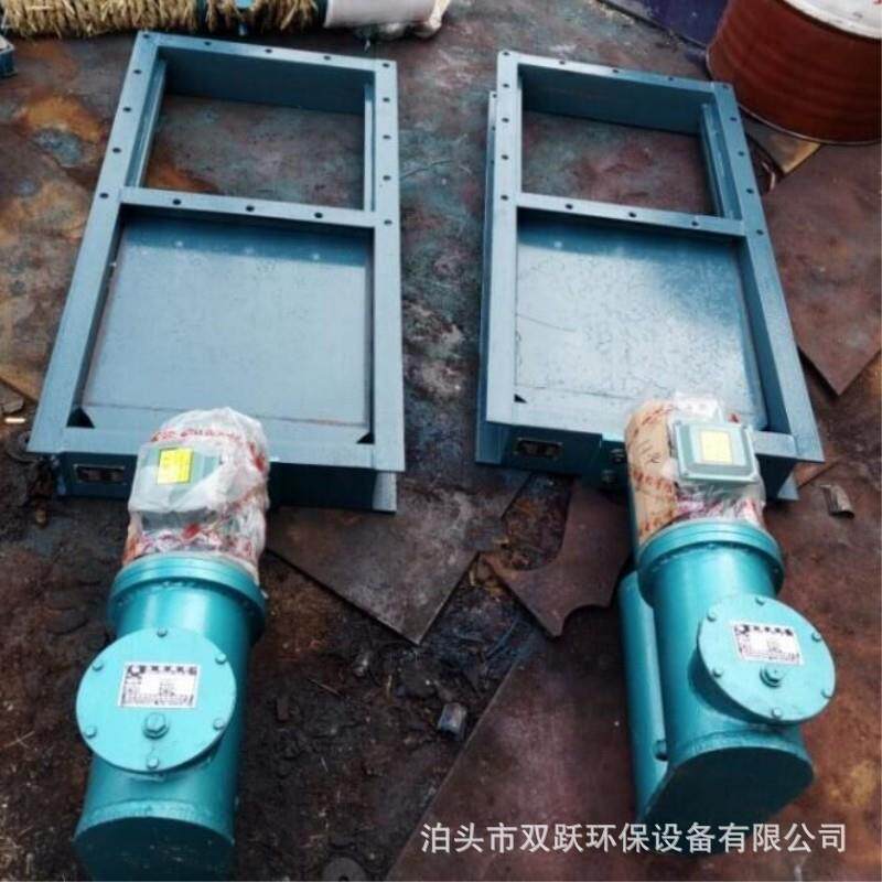 电推杆插板阀不锈钢排污棒阀条仓加动长杆方口圆口粮气动出料闸门