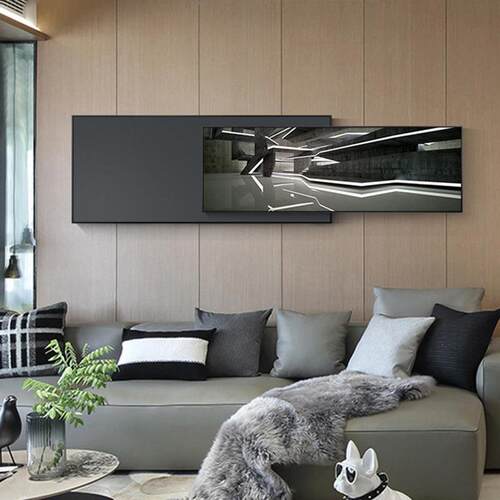 新款直销现代简约客厅装饰画轻奢抽象沙发背景挂画北欧风黑白卧室