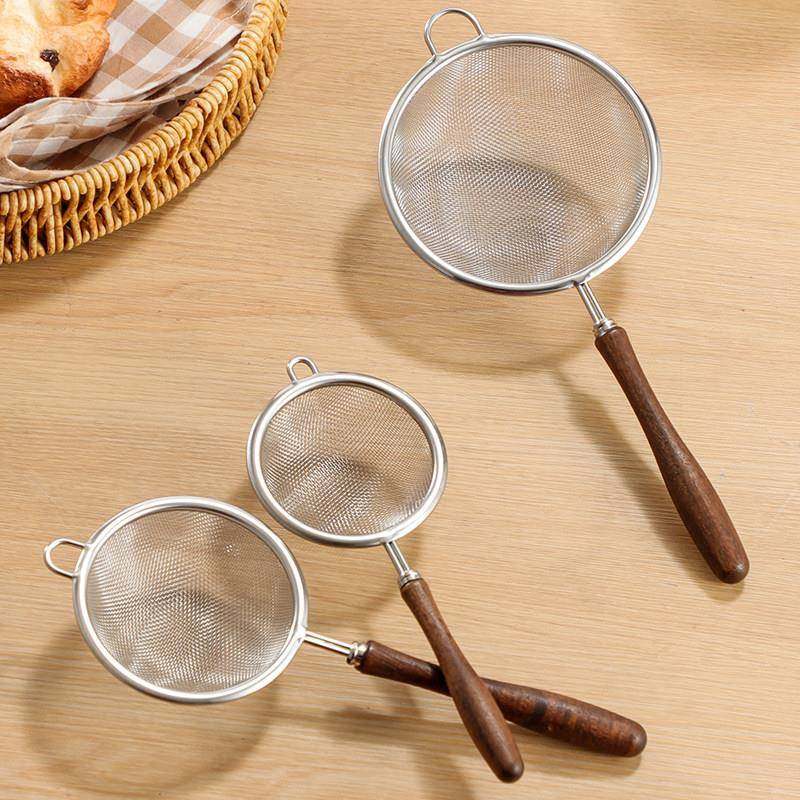 筛面粉细漏网316不锈钢漏勺面粉筛食品级家用厨房豆浆过滤网筛超,厨房/烹饪用具,漏勺/滤网勺,淘宝优惠券,粉丝福利购,淘宝优惠卷
