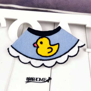 可爱假领狗狗口水巾猫咪宠物围脖泰迪围兜比熊小型犬围嘴博美围巾