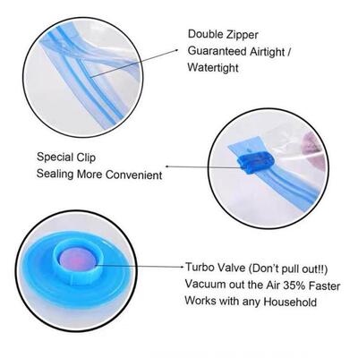 10PCS vacuum bag gift getter pump storage compression bag