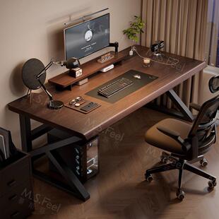 电脑桌台式 家用电竞桌卧室书桌学习写字桌办公桌长方形桌子工作台