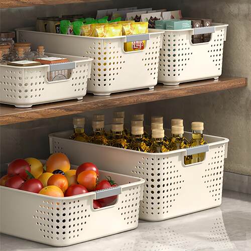 Clutter storage basket, snack and toy organizer, kitchen bas