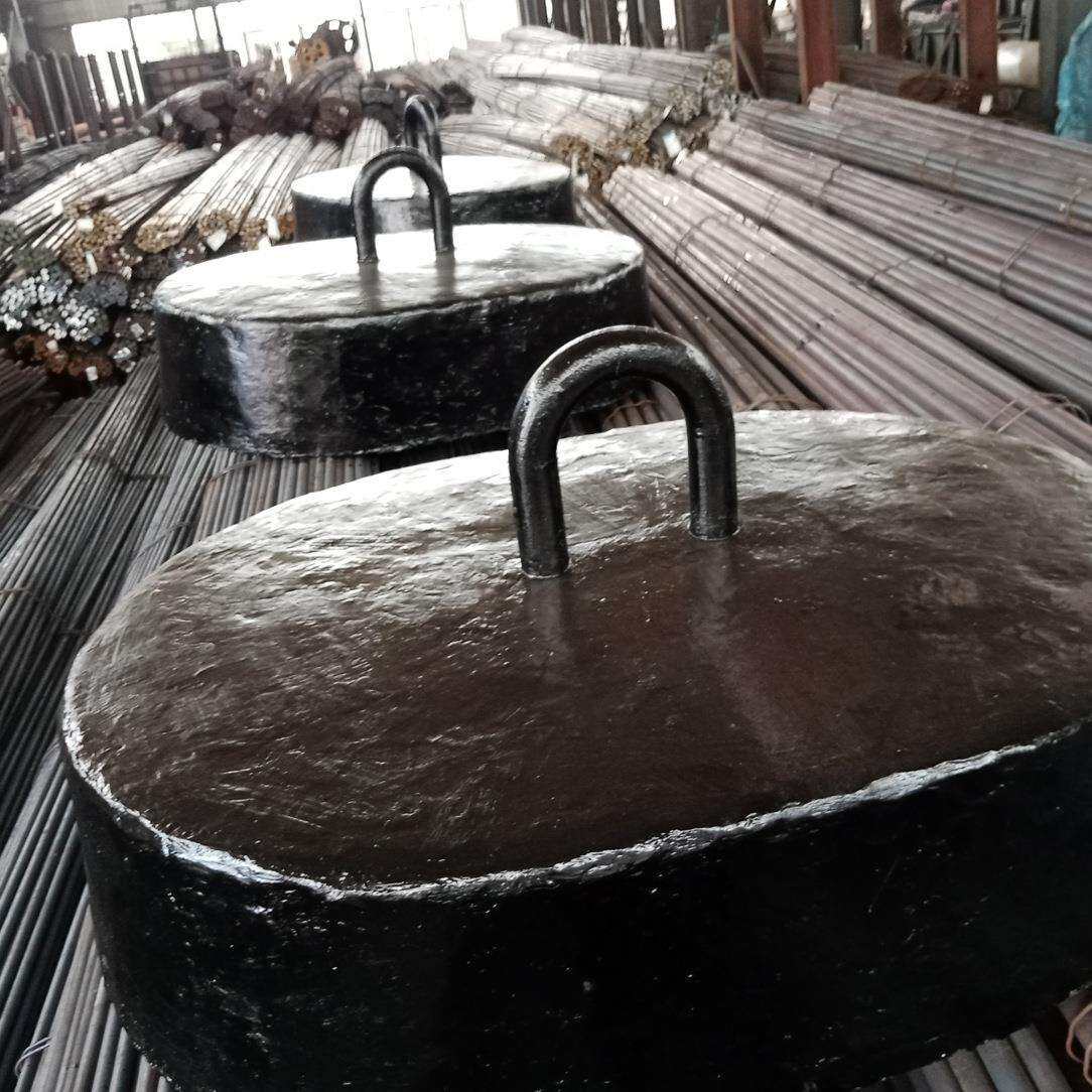 银环航标厂家供应 浮标配重铸铁沉石沉块 质量可靠