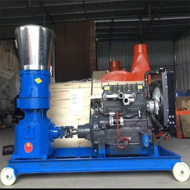 鱼饲料颗粒机 环模猫砂生产线 养殖牛羊颗粒膨化饲料机