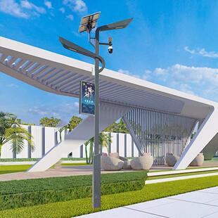 路易恒升灯杆ORG广场道庭院太阳米能路景观灯路灯6米路8户外灯10M