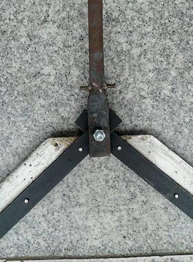 农用工具大全新款鱼虾蟹塘三角拉刀推刀除草器池塘割草机水草刀虾