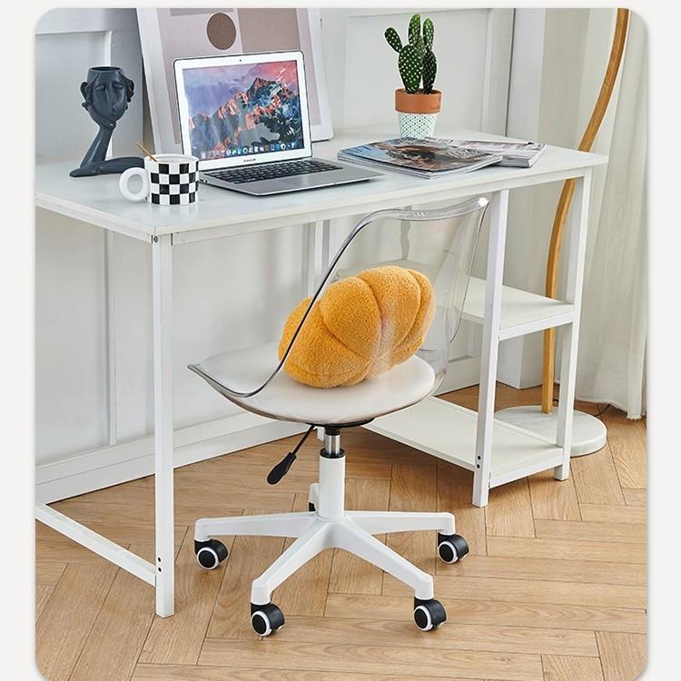 家用约电脑子网红简椅透明POX凳子卧妆室书房旋转升降化椅办公学