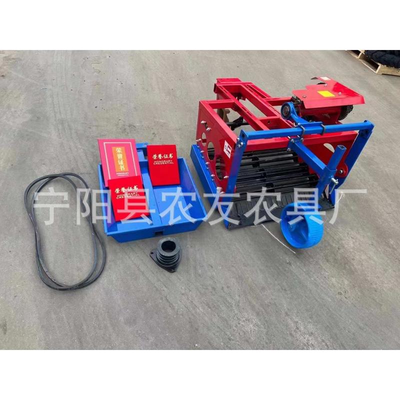 2023新款家用挖大蒜机手扶车带刨大蒜机配套大蒜收获机农用起收机