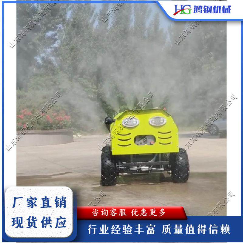 柴油四轮遥控打药机小型农田果园喷药机自走式人机分离打药车