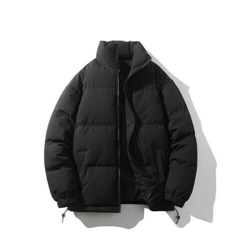 Q 99497 Stand Collar Couple Down Cotton Coat 立领情侣加厚面