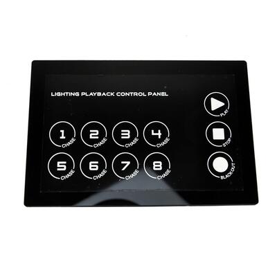 不夜天KTV灯光程序播放触控面板DMX信号控制器带网口touch panel