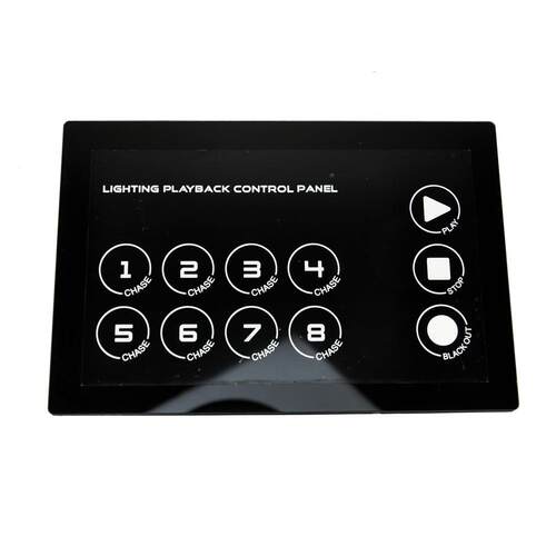 不夜天KTV灯光程序播放触控面板DMX信号控制器带网口touch panel