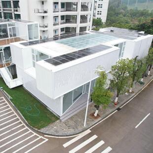 可移动活动房保安室收费站吸烟亭幼儿园门卫值班室集装 箱移动房子