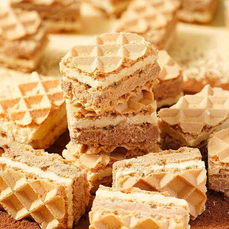 厚切威化饼干单独小包装冰淇淋芝士巧克力味休闲零食解馋年货