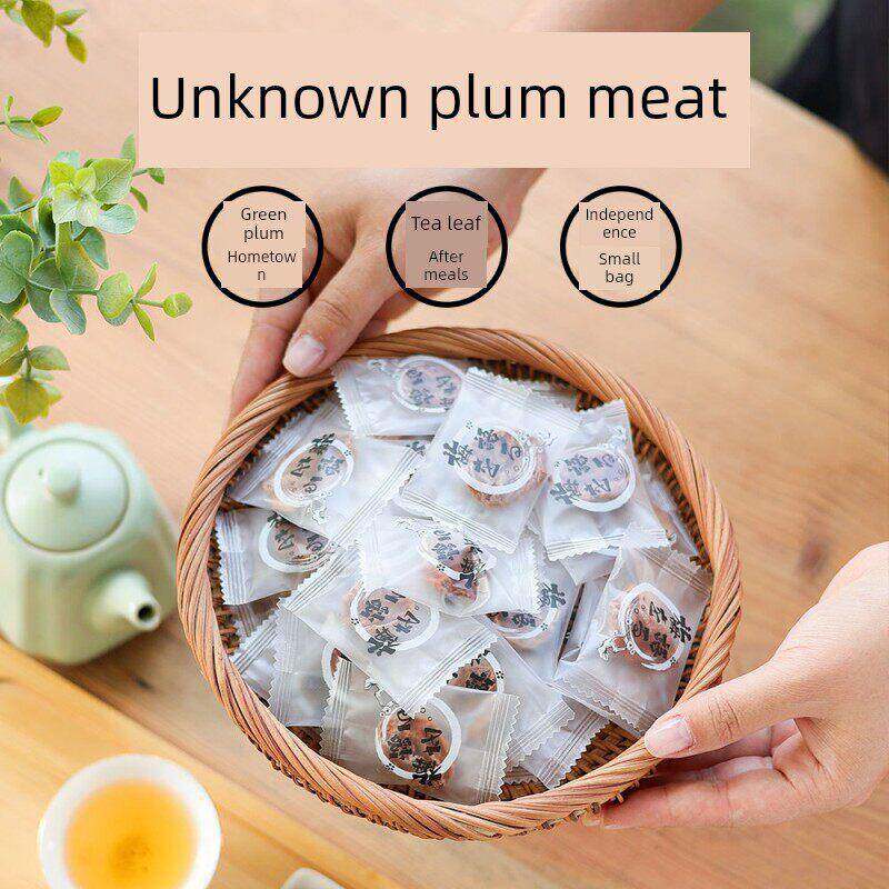 话梅肉言梅无核话梅肉日式青梅干酸甜孕妇零食偏酸梅肉话梅独立小