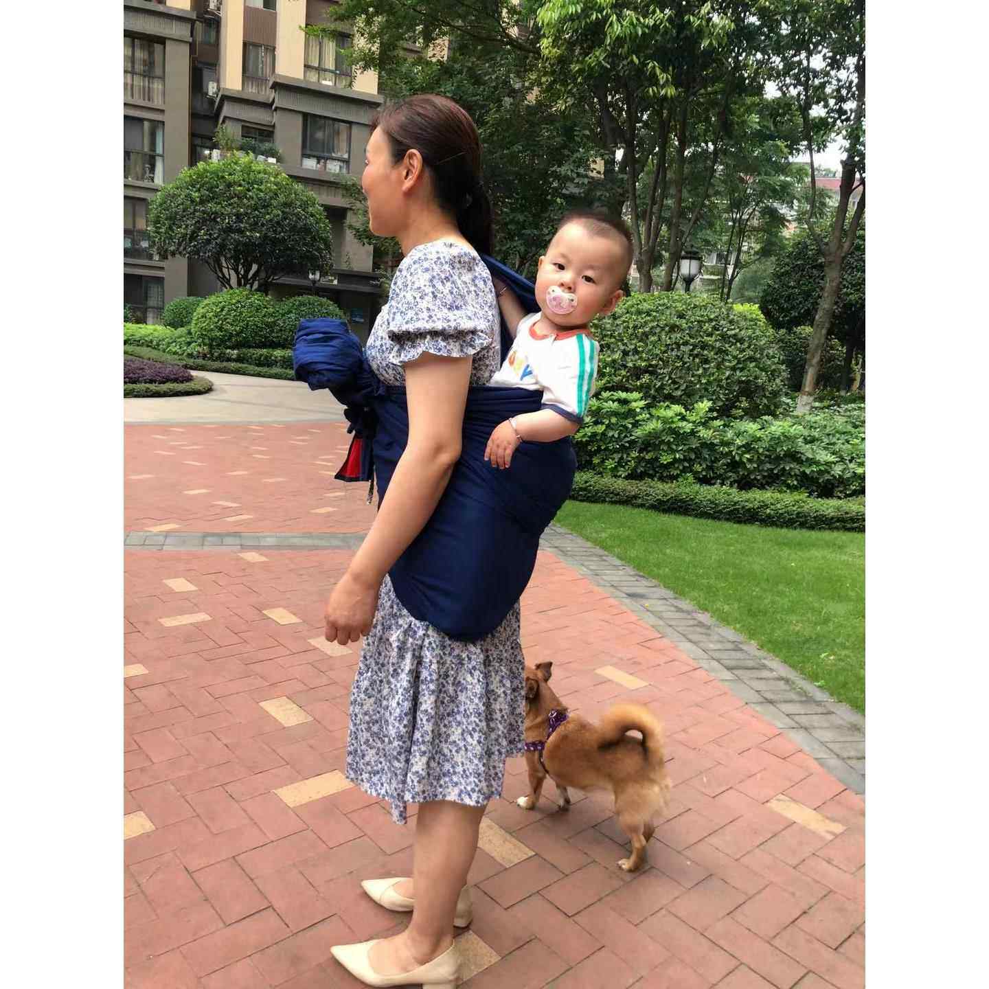 四川传统单肩背条婴儿抱婴袋背式老式宝宝小孩被条眉山农村揹小孩