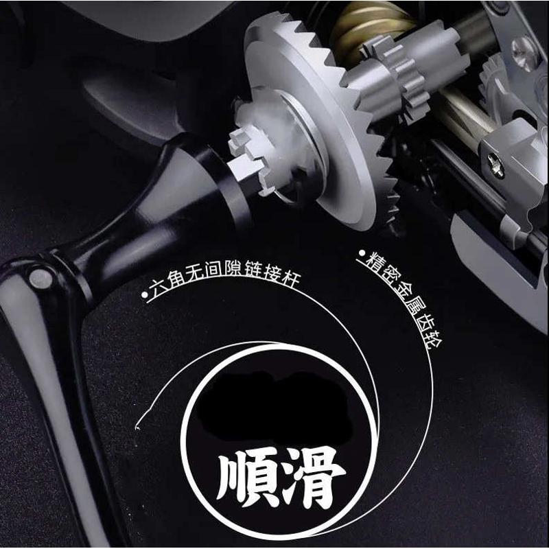 微物浅线杯路亚微物滑漂远投纺车轮海竿远投纺车轮全金属斜口出线