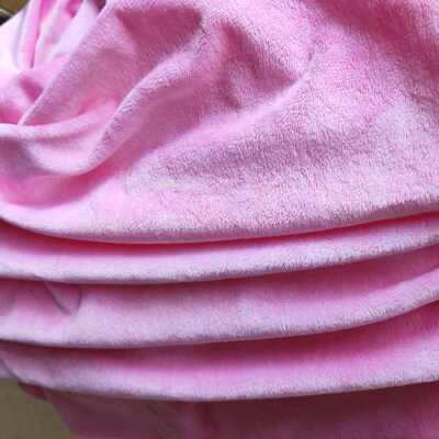 感温变色水晶超柔 变色毛绒布 温变短毛绒 感光变色布 遇水变色布