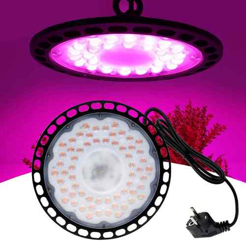 跨境 UFO植物生长灯led灯 100W 150W 200W大功率棚室内种植补光灯