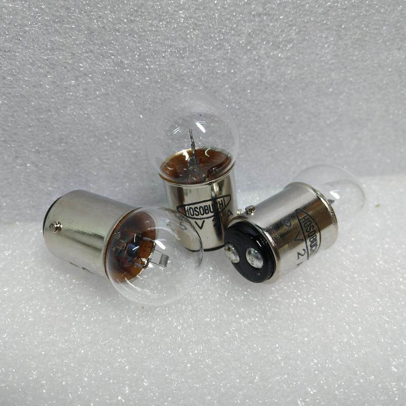 现货HOSOBUCHI卤钨灯OP2105K 6V2A(12W)双触点 BA15d硬度计光谱仪