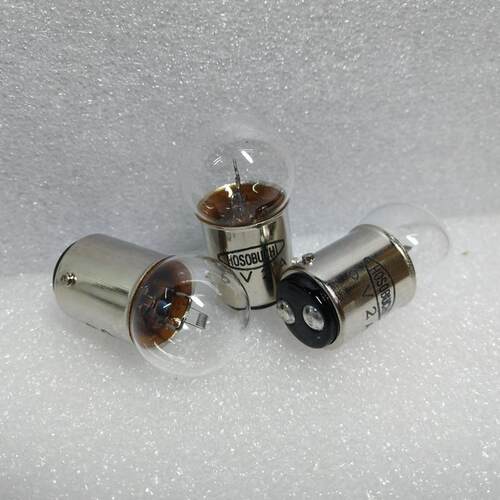现货HOSOBUCHI卤钨灯OP2105K 6V2A(12W)双触点 BA15d硬度计光谱仪