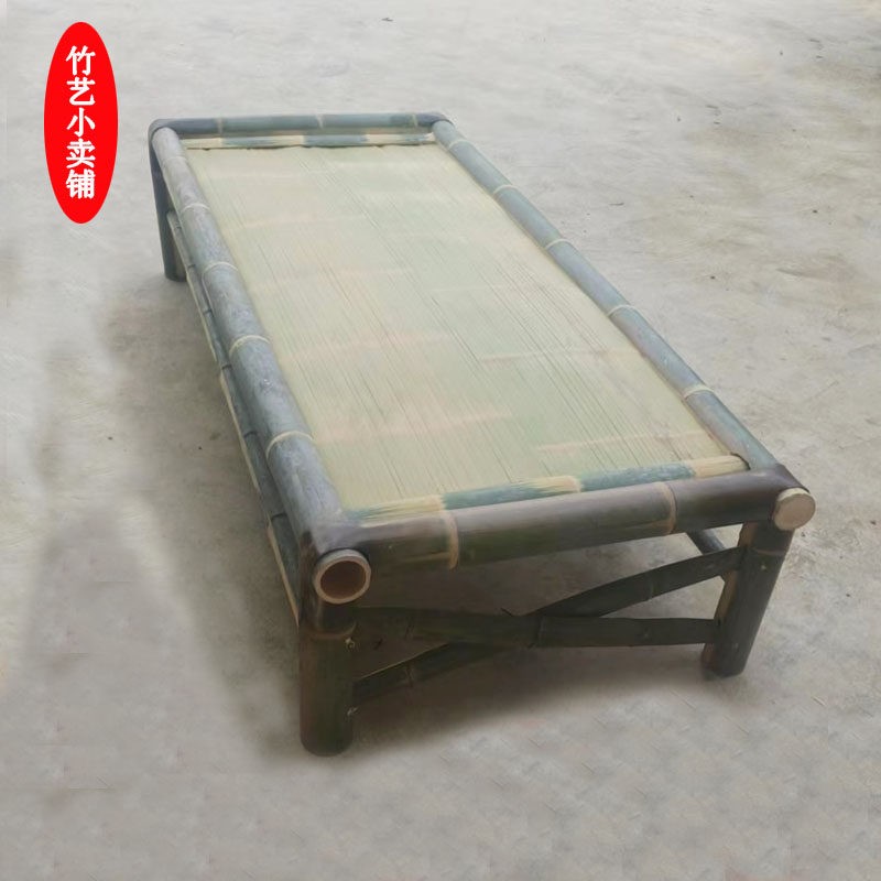 需定制竹编老式沙发竹床单人双人简易家用成人午休午睡床凉床古老