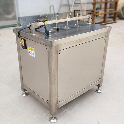 脱骨鸡爪开口机新型泡椒鸡爪去骨割口机商用鸡爪辅助脱骨开口设备