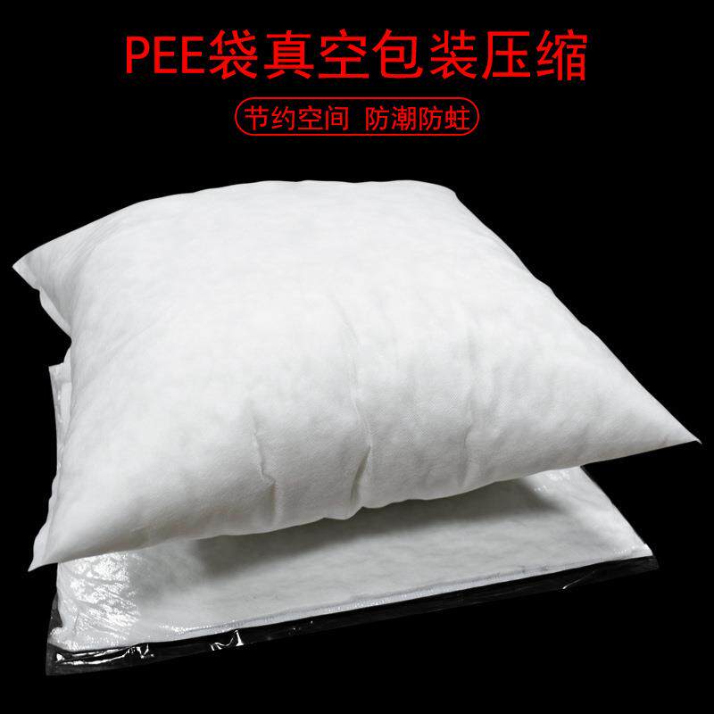 抱枕芯靠垫枕芯正方形酒店A类羽绒丝棉枕头芯沙发抱枕芯一件