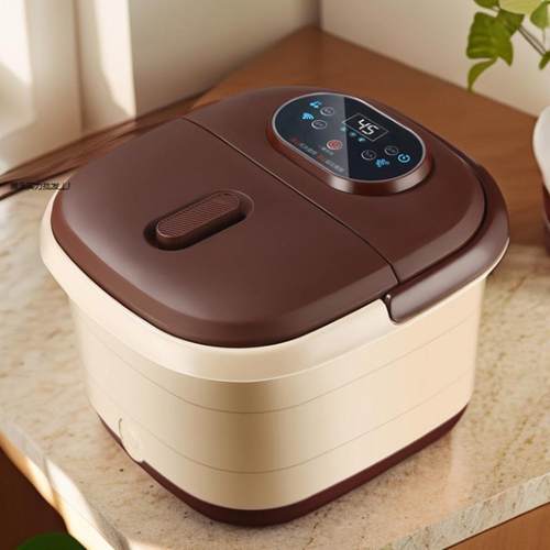 加热泡脚桶全自动浴盆电动家用足浴脚盆洗脚按摩高深小腿恒温养生