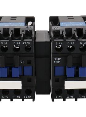 Baomain 交流接触器带联锁 CJX2-1201 24VAC 18A 6KV 50/60Hz 66