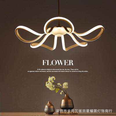跨境led简约餐厅灯后现代卧室灯个性创意艺术客厅书房灯北欧吊灯