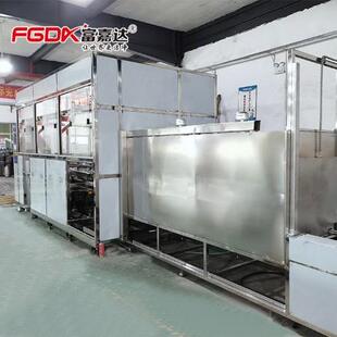 超声波清洗机铁路轨道交通零配件轴箱轴套除油除污全自动清洗线