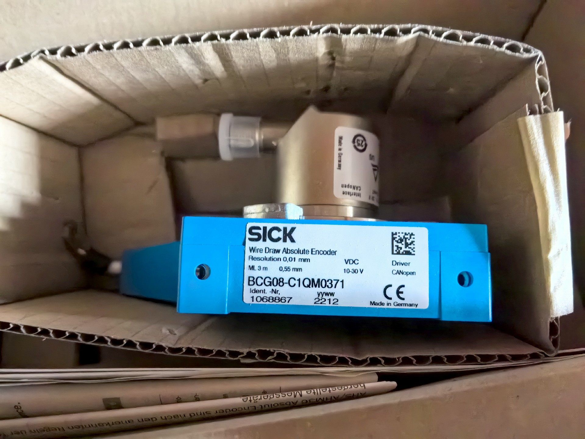 西克，sick拉绳编码器，BCG08-C1QM0371，10