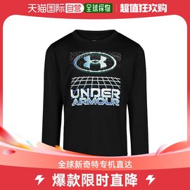 香港直邮潮奢underarmour安德玛男童，be数码品牌长袖t恤(儿童