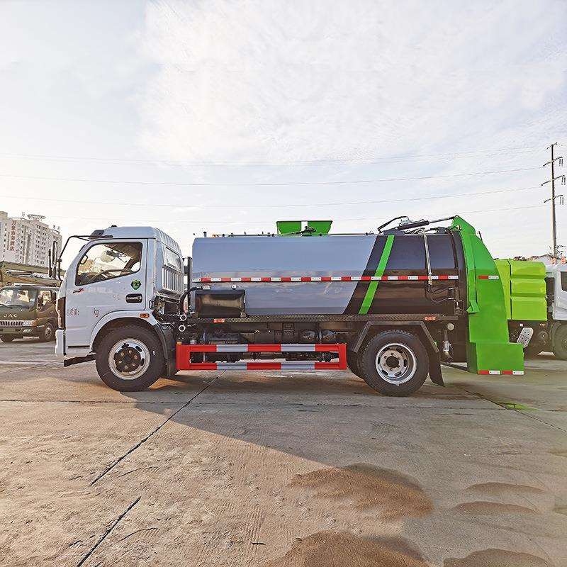东风厨余垃圾收集车 饭店厨房垃圾车 密封性好 无污染 出口车型