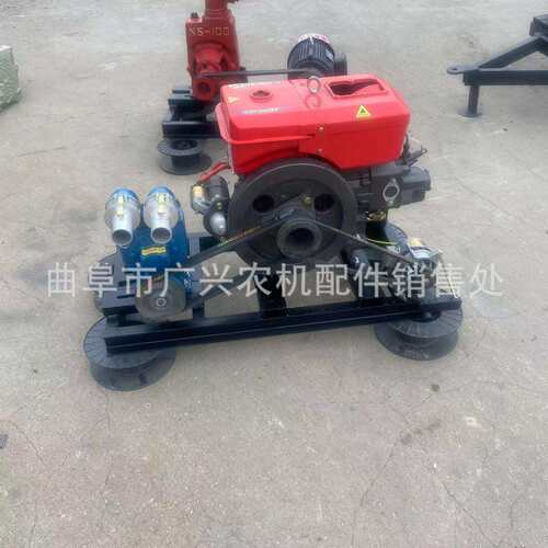工程泥浆污水齿轮泵单缸柴油2寸3寸抽粪泵高扬程自吸式排污泵