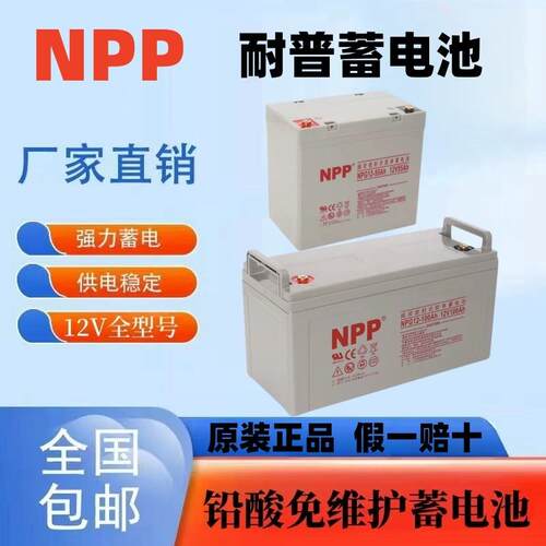 NPP NPG12V100AH65AH50AH40AH24AH17AH12AH7AH耐普蓄电池直流屏