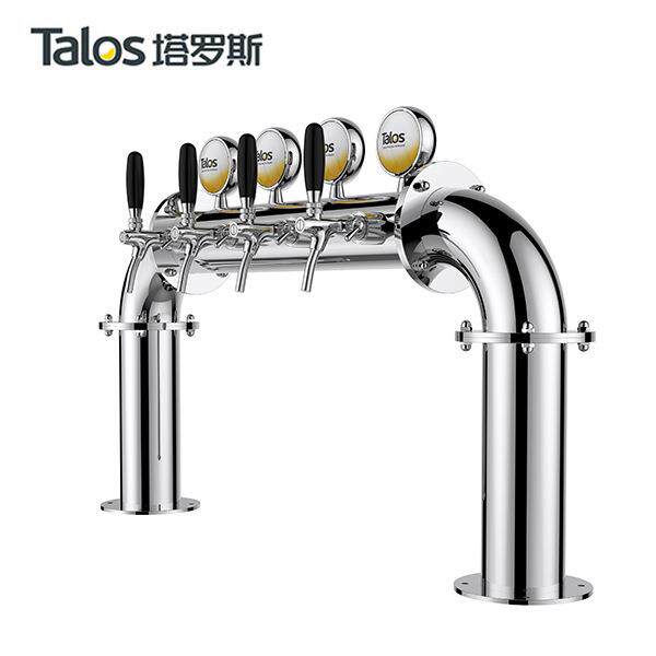 Talos塔罗斯啤酒分发设备酒吧餐厅酒柱4孔大门型酒塔1046407